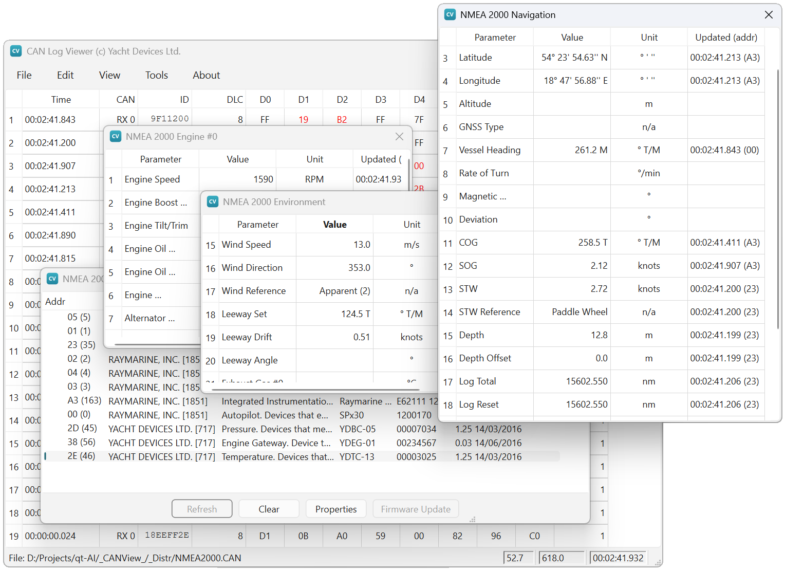 CAN Log Viewer и YDVR Converter: обновление до версии 1.80