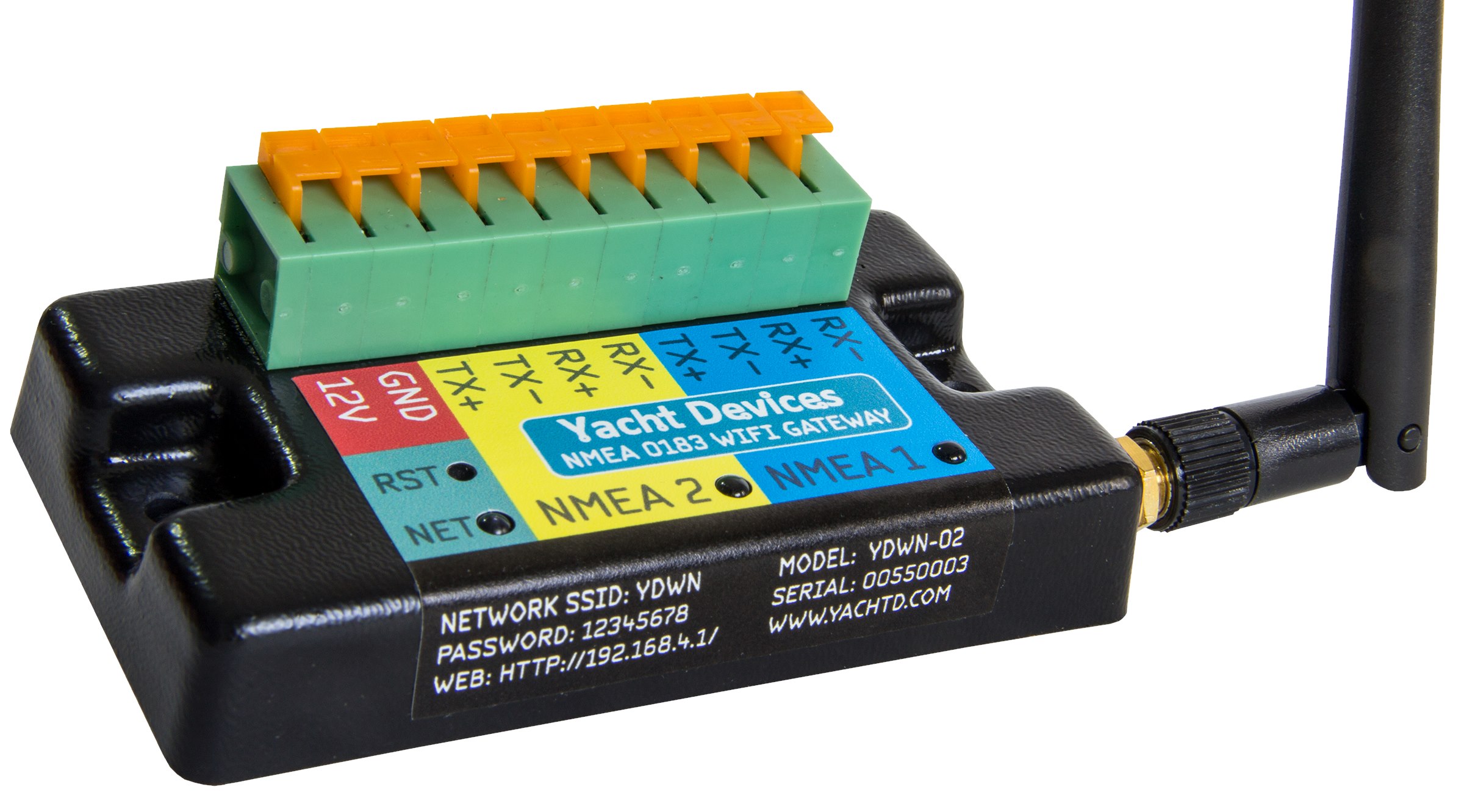 NMEA 0183 Wi-Fi Gateway: судовые данные на телефоне и компьютере