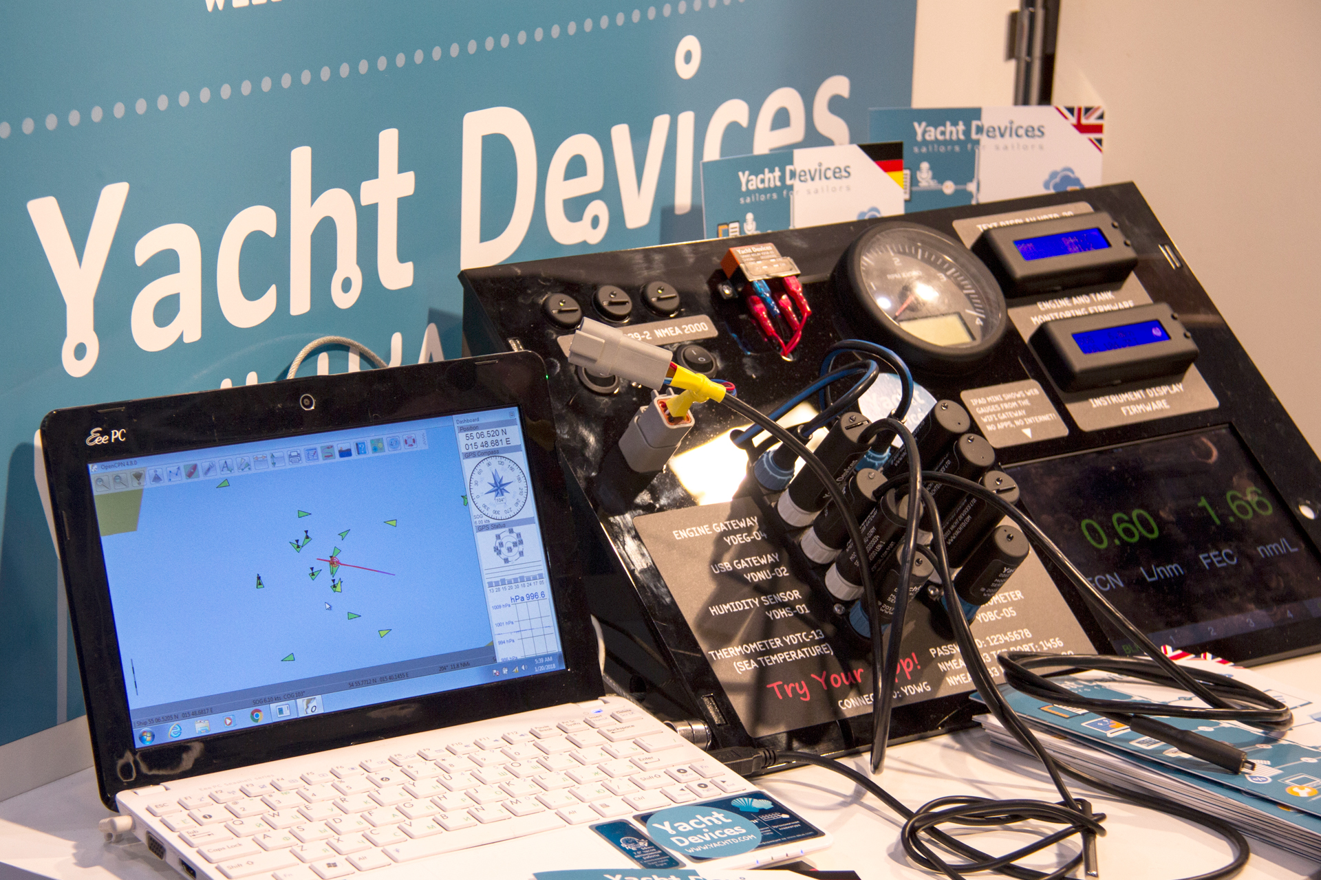 Стенд Yacht Devices на выставке Boot Show в Дюссельдорфе 2018 Стенд Yacht Devices на выставке Boot Show в Дюссельдорфе 2018