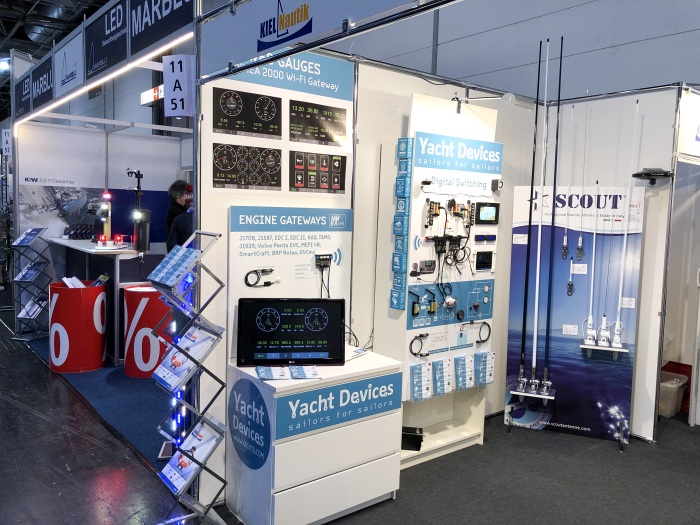 Стенд Yacht Devices на выставке Boot Show в Дюссельдорфе 2019 Стенд Yacht Devices на выставке Boot Show в Дюссельдорфе 2019