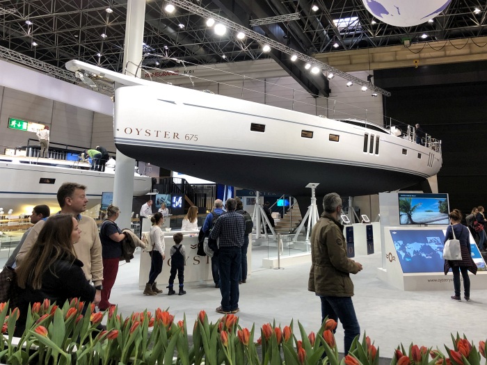 Oyster 675 на выставке Boot Show в Дюссельдорфе 2019 Oyster 675 на выставке Boot Show в Дюссельдорфе 2019