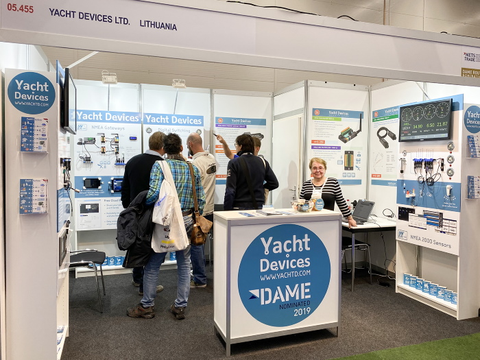 Стенд Yacht Devices на METS Trade 2019 Стенд Yacht Devices на METS Trade 2019
