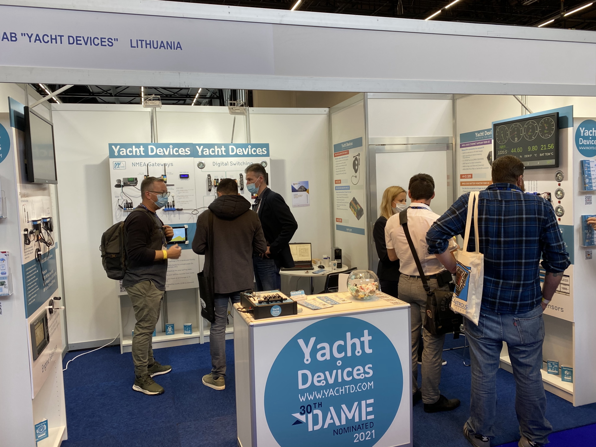Стенд Yacht Devices на METS Trade 2021 Стенд Yacht Devices на METS Trade 2021