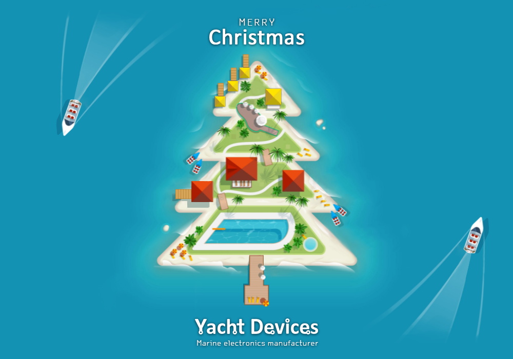 С Рождеством и Новым годом: итоги и планы Yacht Devices