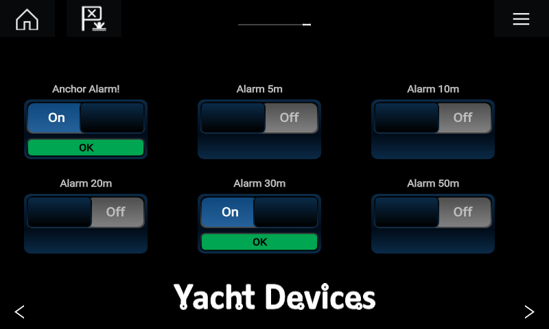 Якорная сигнализация на базе NMEA 2000 Bridge и Alarm Button