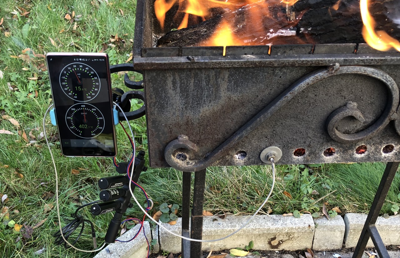 Exhaust Gas Sensor YDGS-01: измерение температуры до 800 °C